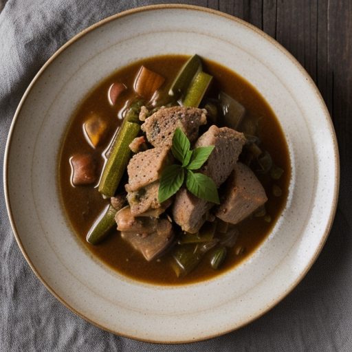 Chicken-Okra Gumbo Plains-Style From Tony Burke recipe image