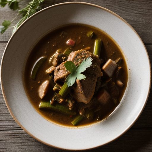 Chicken-Okra Gumbo Plains-Style recipe image