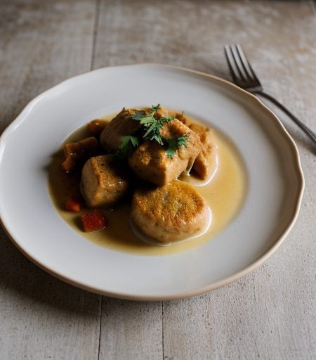 Chicken Paprika With Dumplings recipe image