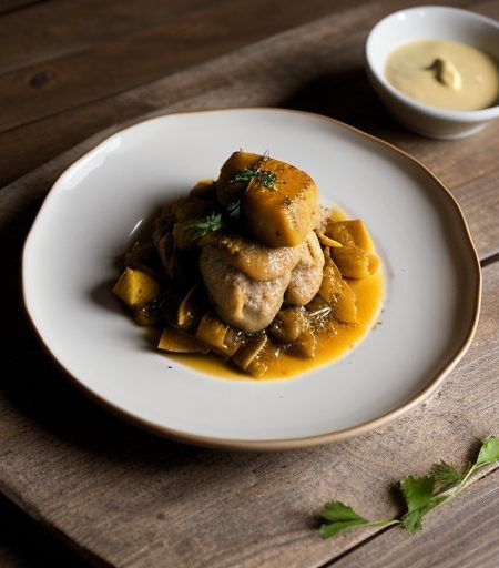 Chicken Paprikas W/Dumplings Grandpa recipe image