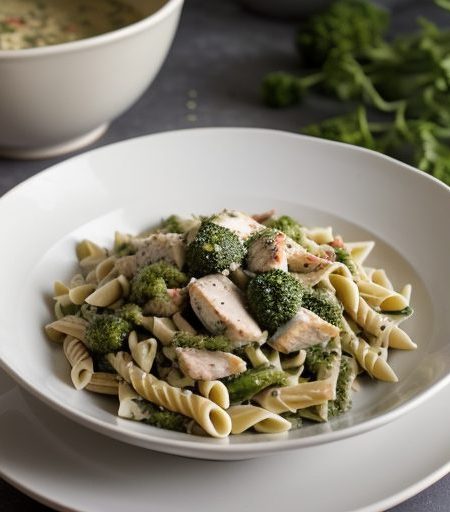 Chicken-Pasta Primavera recipe image