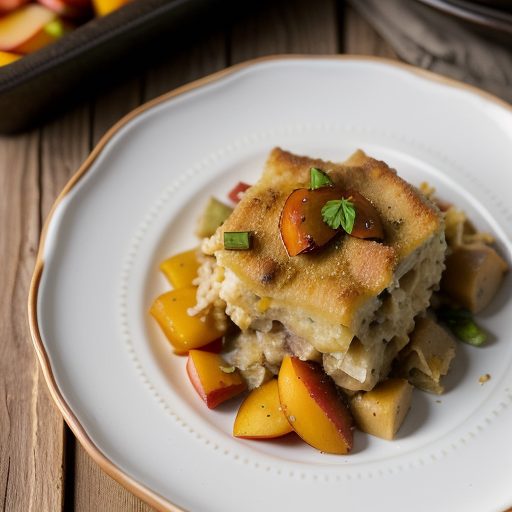 Chicken Peach Casserole recipe image