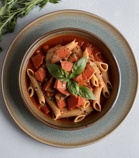Chicken & Pepperoni Pasta Sauce recipe image
