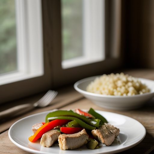 Chicken & Peppers for 1 recipe image