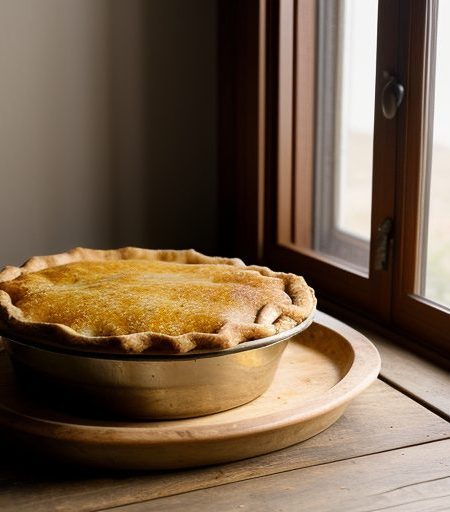 Chicken Pie With Cornmeal Crust recipe image