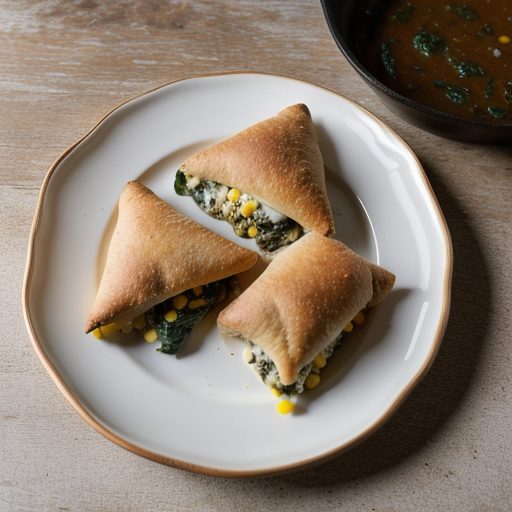 Chicken Pockets With Vegetables recipe image
