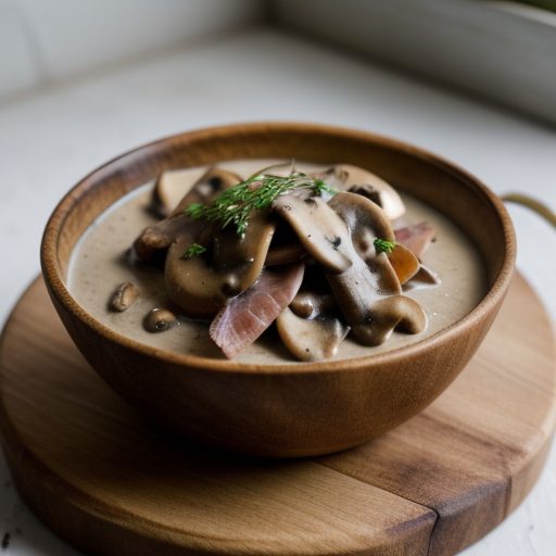 Chicken Prosciutto With Mushroom Sauce recipe image