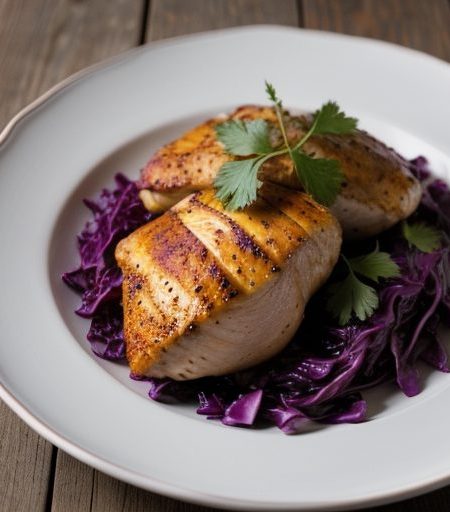 Chicken & Red Cabbage recipe image