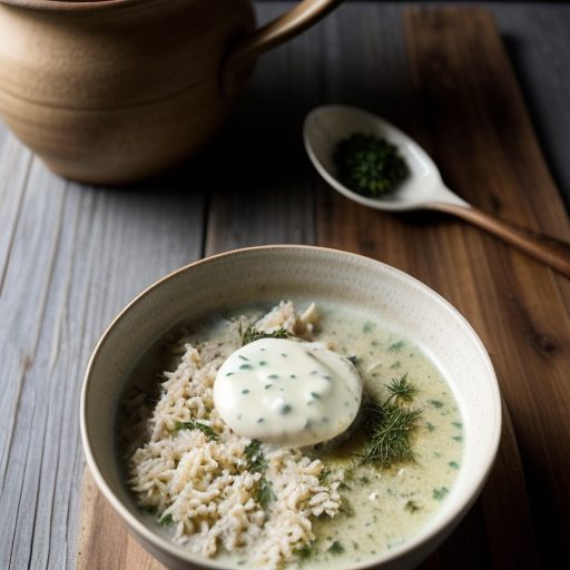 Chicken & Rice With Creamy Herb Sauce recipe image