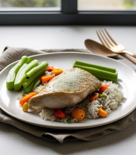 Chicken, Rice and Vegetables in Foil recipe image