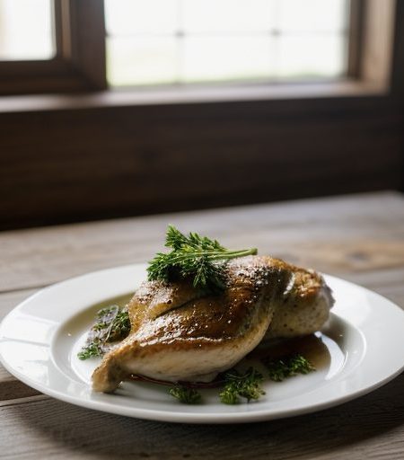 Chicken Roasted With Parsley recipe image