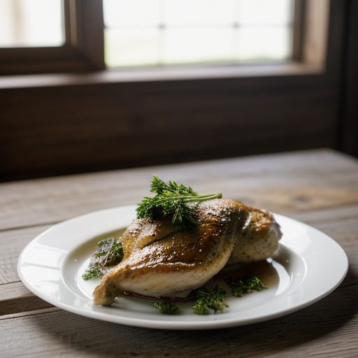 Chicken Roasted With Parsley recipe image