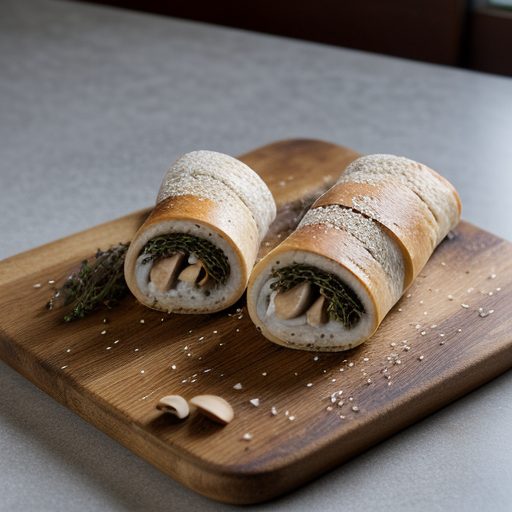 Chicken Rolls Amandine - Microwave recipe image