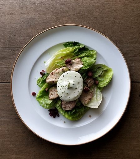 Chicken Romaine Vinaigrette recipe image