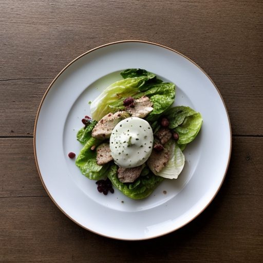 Chicken Romaine Vinaigrette recipe image