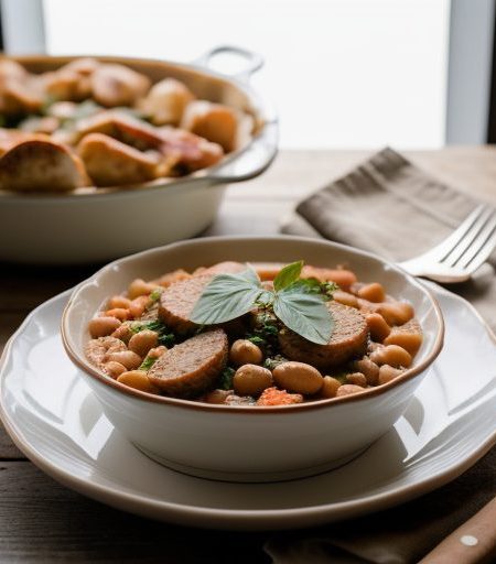 Chicken & Sausage Cassoulet recipe image