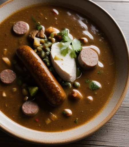Chicken & Sausage Gumbo (Crockpot recipe image