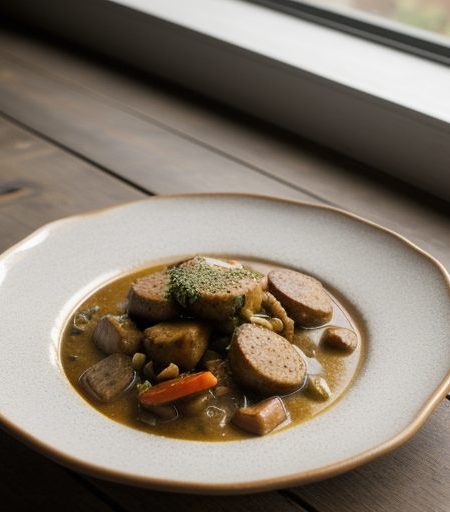 Chicken & Sausage Gumbo recipe image