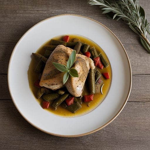 Chicken Saute Provencale - Bon Appetit recipe image