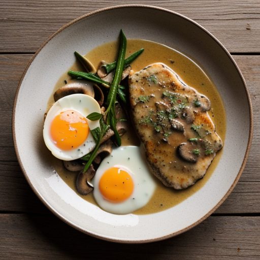 Chicken Scaloppine With Mushroom Sauce recipe image