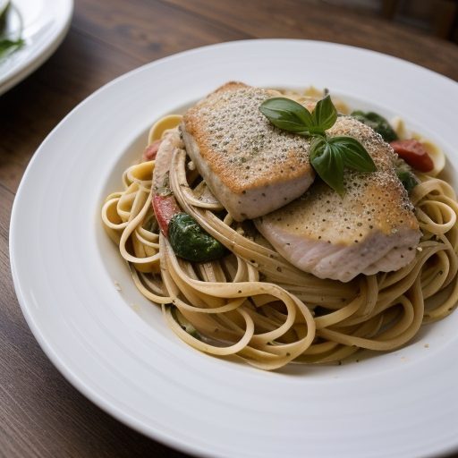 Chicken Scampi & Linguini recipe image