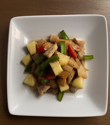 Chicken Slices With Pineapple recipe image
