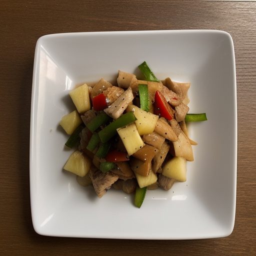 Chicken Slices With Pineapple recipe image