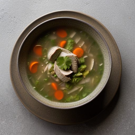Chicken Soup With Guacamole recipe image