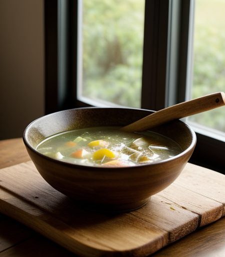 Chicken Soup With Lemon & Ginger (Kai Tom K recipe image