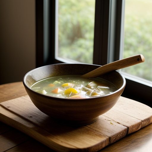 Chicken Soup With Lemon & Ginger (Kai Tom K recipe image