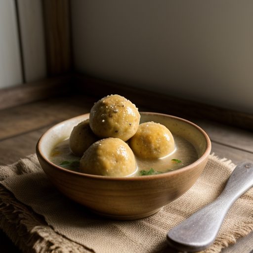 Chicken Soup With Matzah Balls recipe image