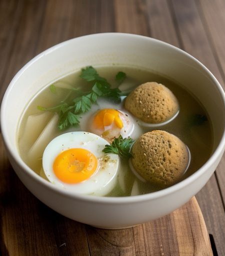 Chicken Soup With Matzo Balls recipe image