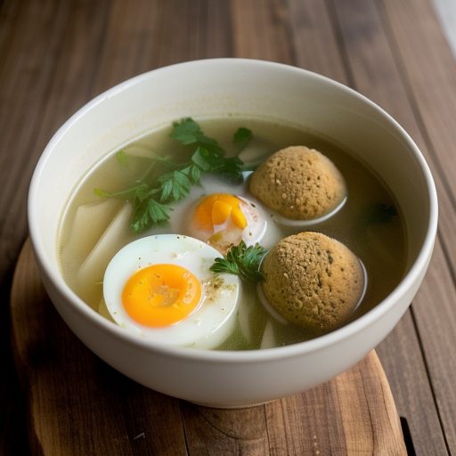 Chicken Soup With Matzo Balls recipe image