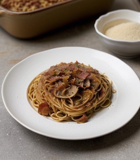 Chicken-Spaghetti Bake recipe image