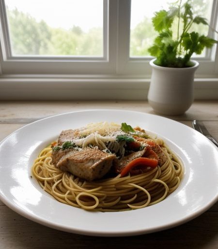 Chicken & Spaghetti~ Iv recipe image