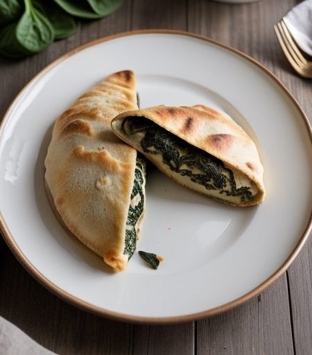 Chicken & Spinach Calzone recipe image