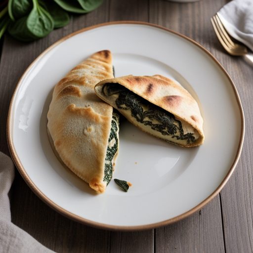 Chicken & Spinach Calzone recipe image