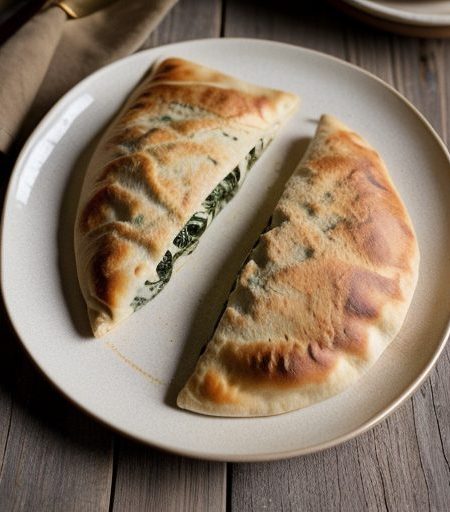 Chicken & Spinach Calzone recipe image