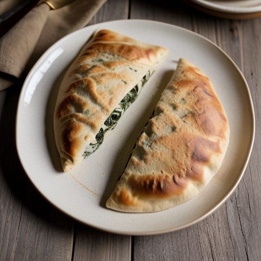Chicken & Spinach Calzone recipe image