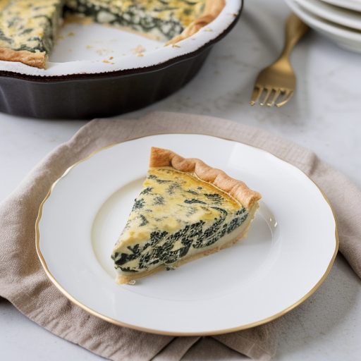 Chicken & Spinach Quiche recipe image