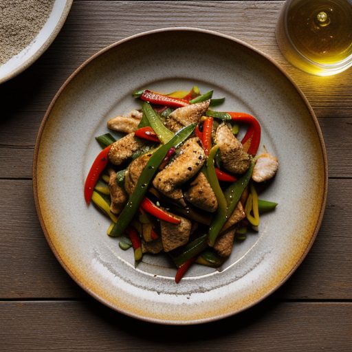 Chicken & Sweet Pepper Stir-Fry recipe image