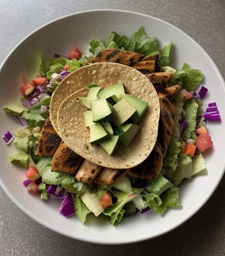 Chicken Taco Salad~ Low Fat recipe image