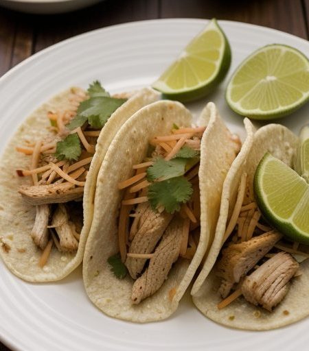 Chicken Tacos With Rice recipe image