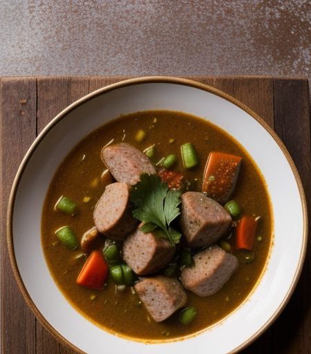 Chicken & Turkey Sausage Gumbo recipe image