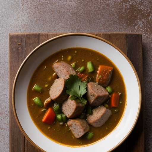 Chicken & Turkey Sausage Gumbo recipe image