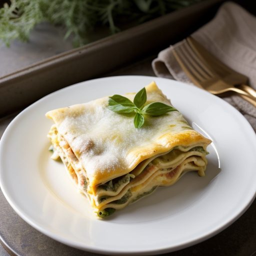 Chicken Vegetable Lasagna recipe image