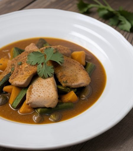 Chicken Vegetable Newburg recipe image