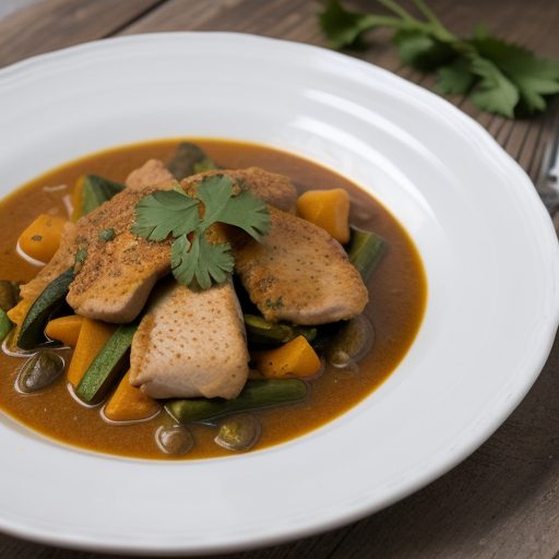 Chicken Vegetable Newburg recipe image