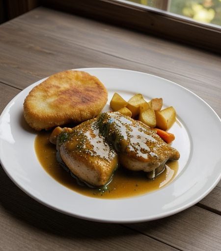 Chicken & Vegetables With Gravy recipe image