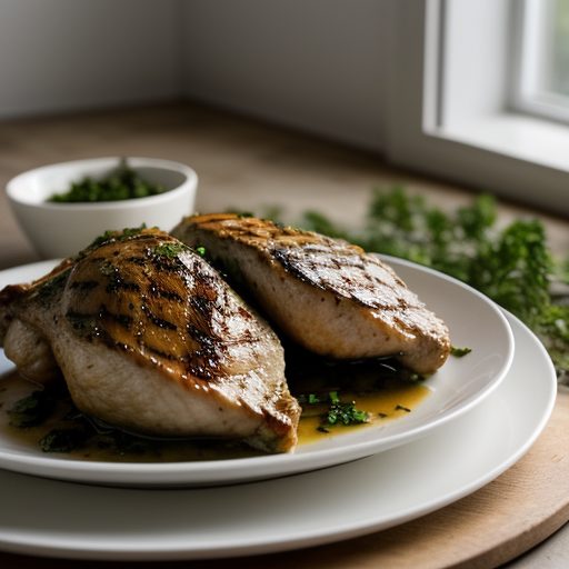 Chicken W/ Garlic & Parsley recipe image